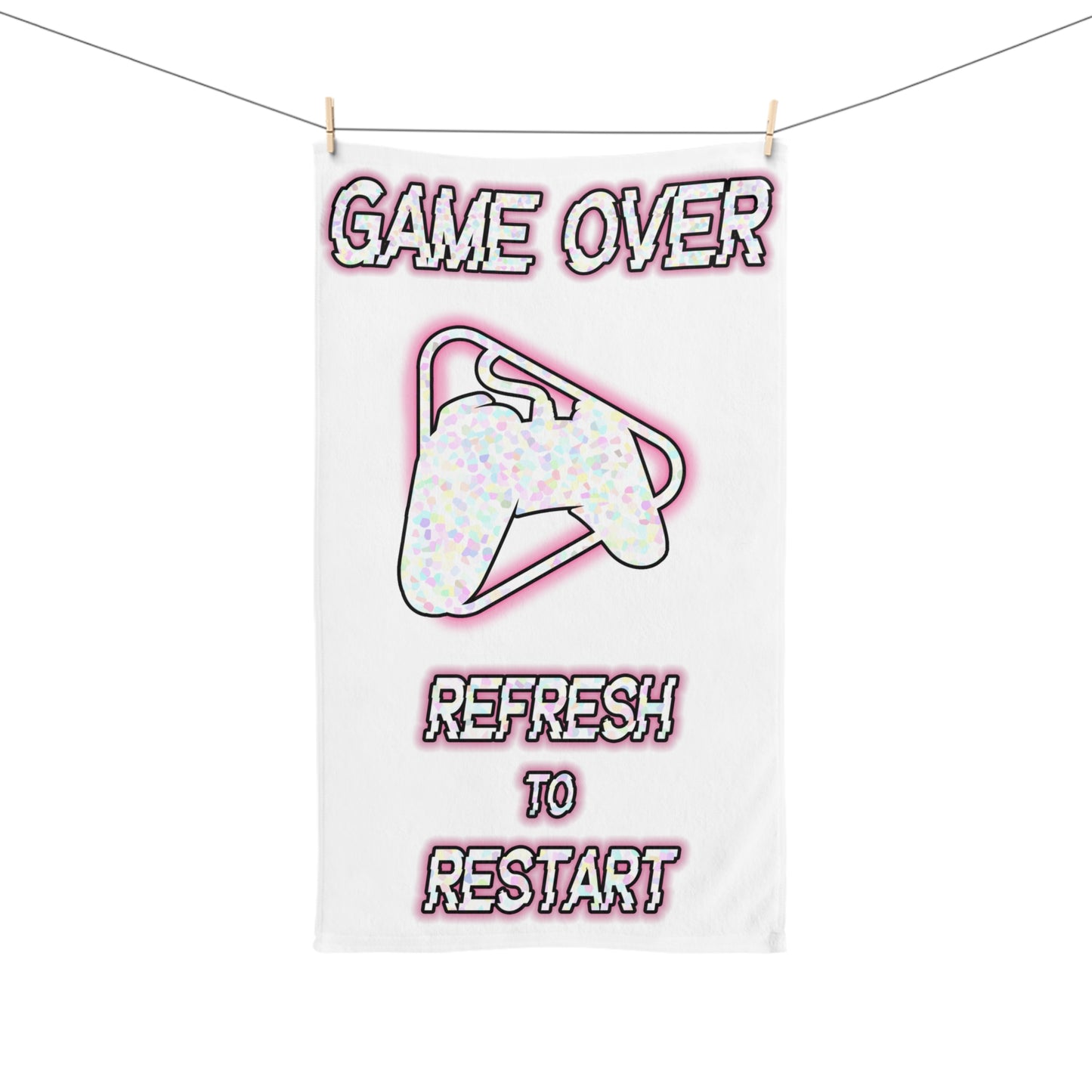 Hand Towel - Game Over