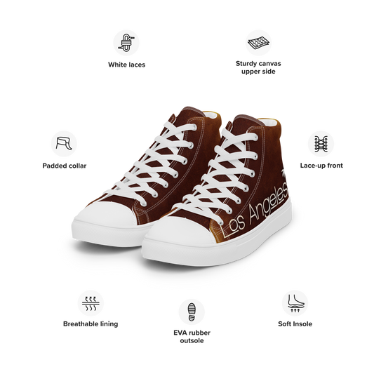 LA Men’s High Top Canvas Shoes