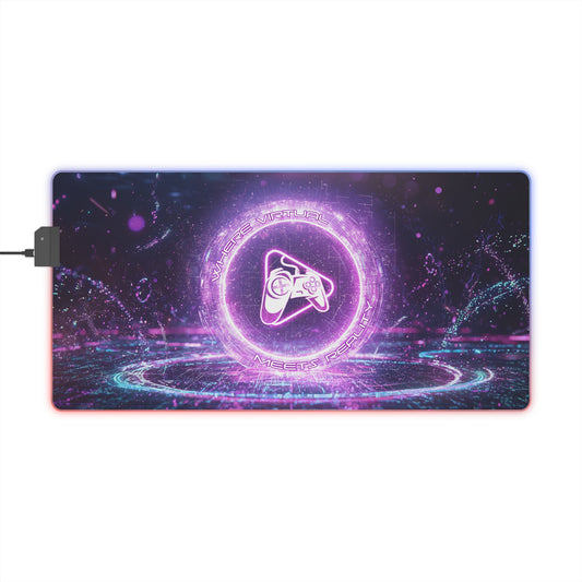 LED Gaming Mouse Pad - Where Virtual Meets Reality