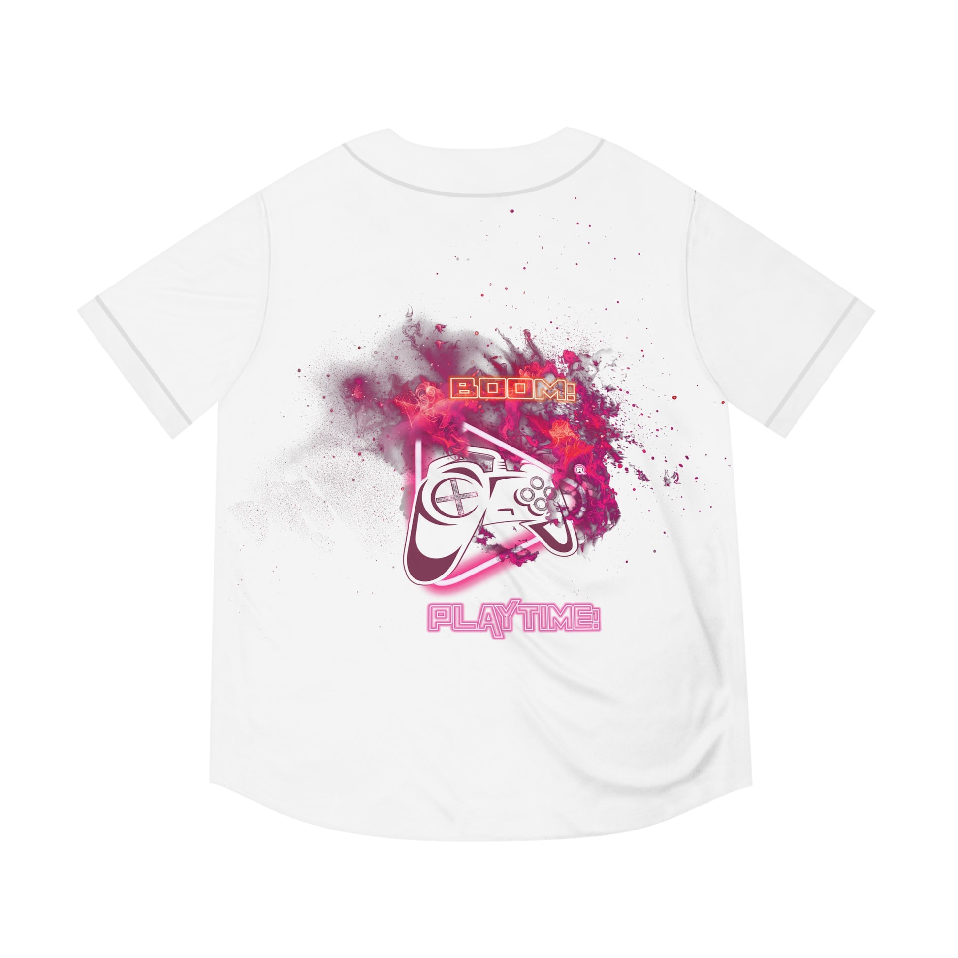 Men's Baseball Jersey - Boom! Playtime | All Over Print
