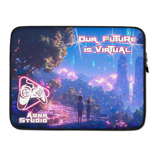 Laptop Sleeve - Our Future Is Virtual | Anime Style