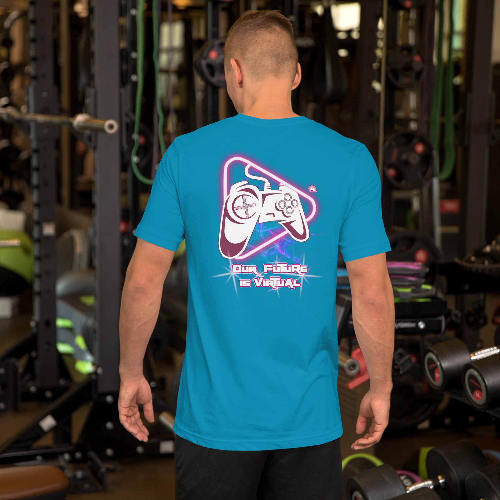Unisex T-shirt Our Future Is Virtual | BackPrint