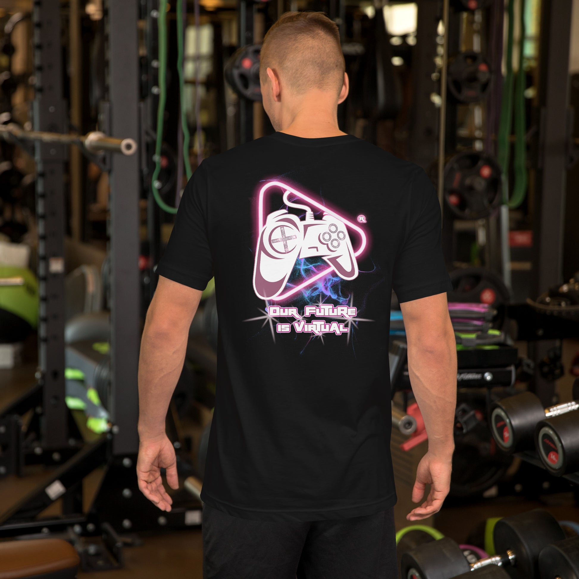 Unisex T-shirt Our Future Is Virtual | BackPrint