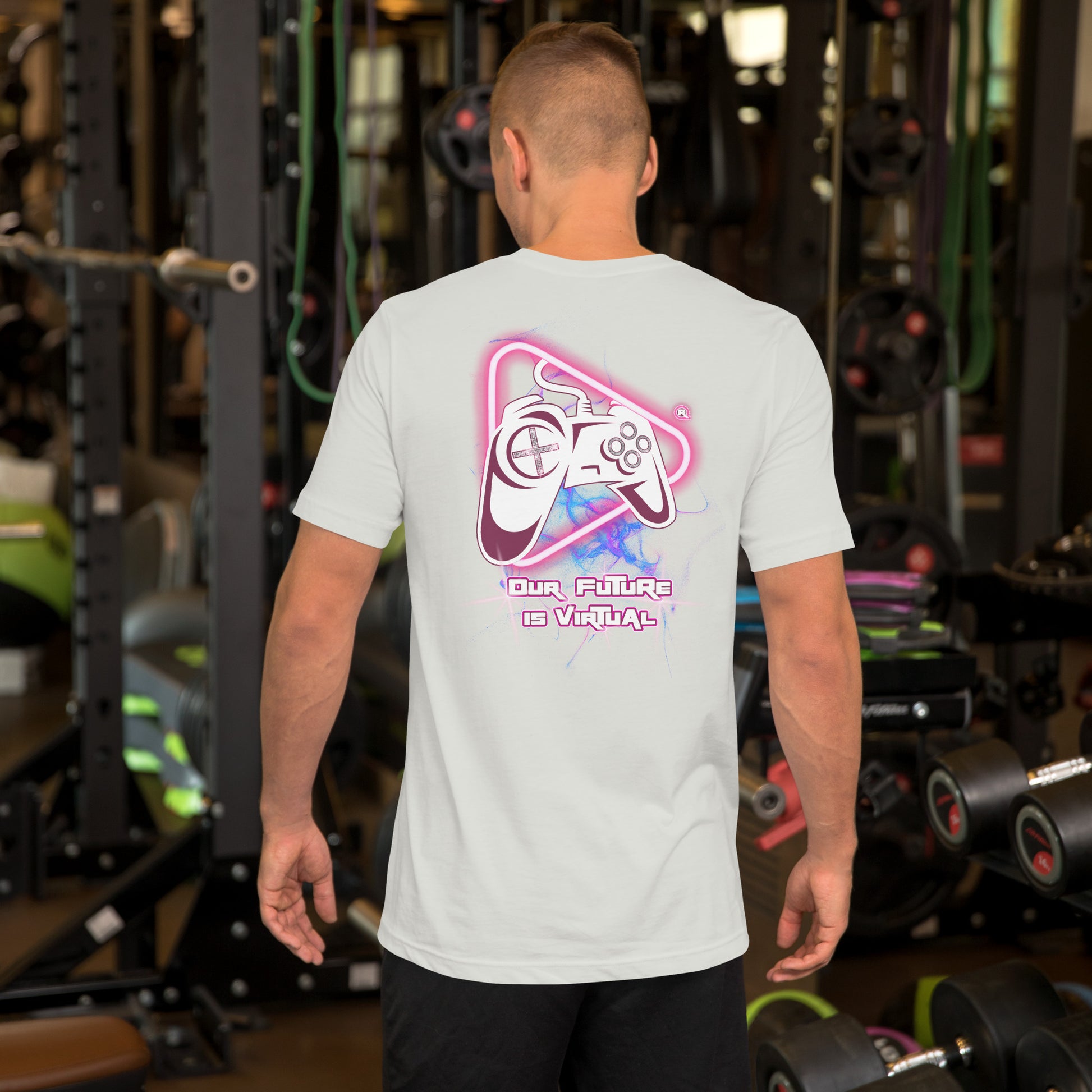 Unisex T-shirt Our Future Is Virtual | BackPrint