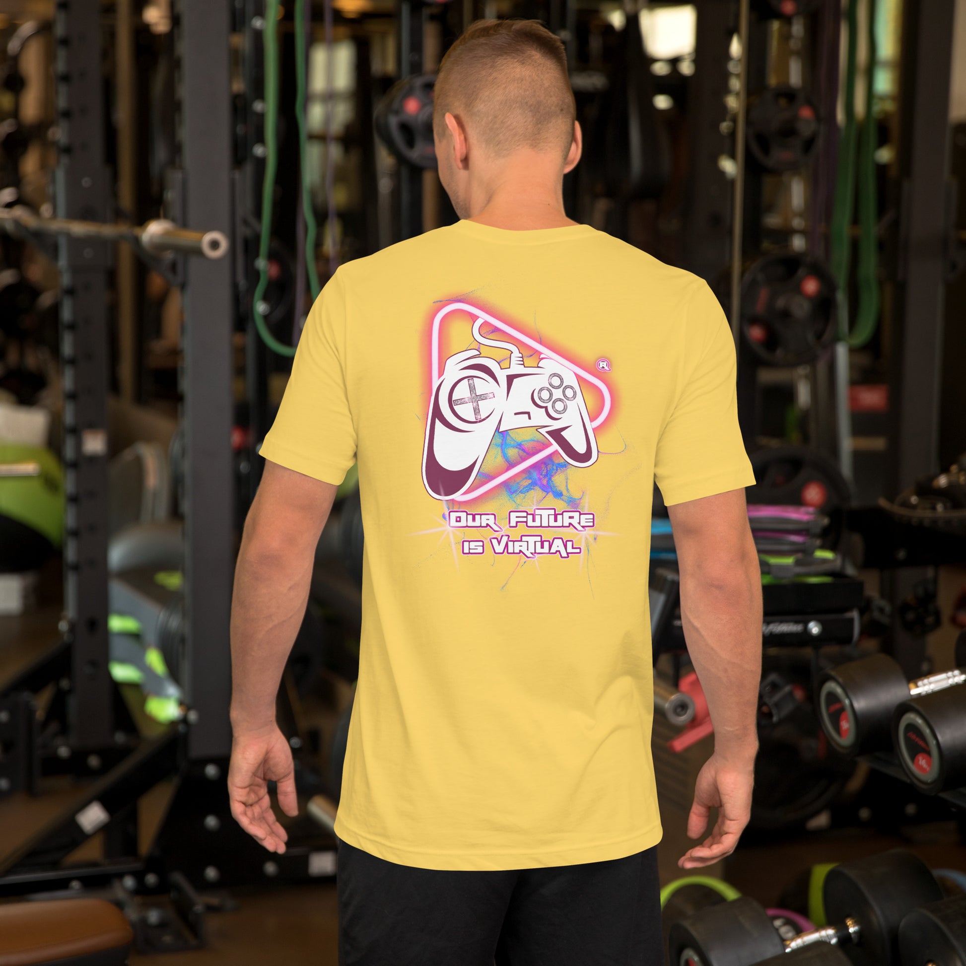 Unisex T-shirt Our Future Is Virtual | BackPrint